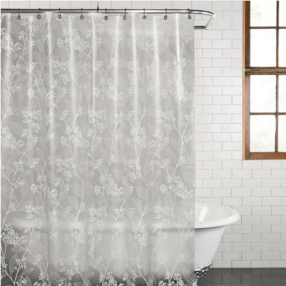 Everyday Living Spring PEVA Shower Curtain - White